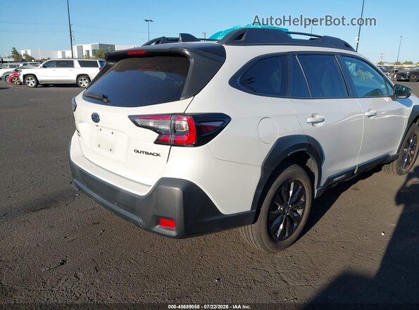 4S4BTALC3R3158707 2024 SUBARU OUTBACK White Rear right