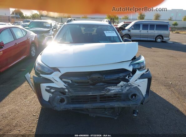 4S4BTALC3R3158707 2024 SUBARU OUTBACK White Instrument cluster view