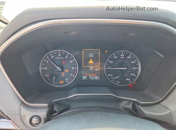 4S4BTALC4R3109290 2024 SUBARU OUTBACK Серебряный Вид щитка приборов