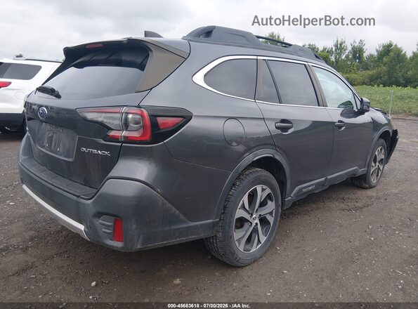 4S4BTALC5L3137669 2020 SUBARU OUTBACK Gray Tył prawy