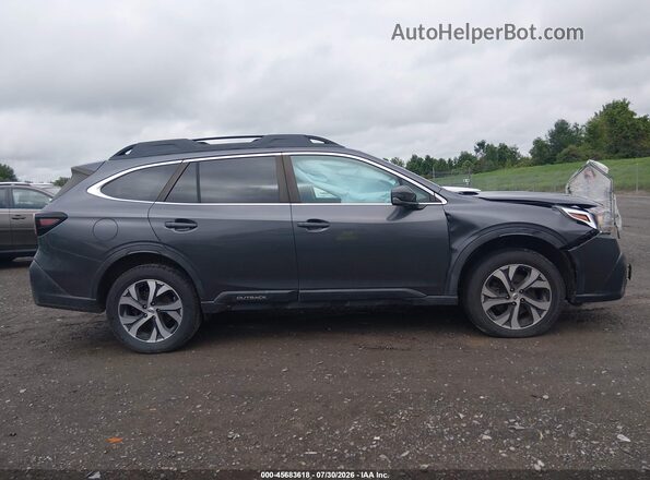 4S4BTALC5L3137669 2020 SUBARU OUTBACK Gray Widok wnętrza z tyłu
