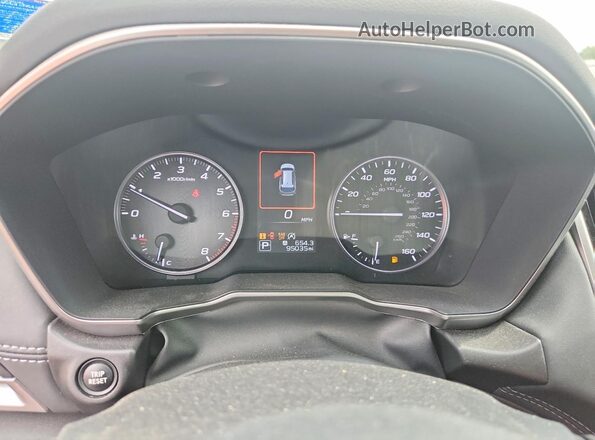 4S4BTALC5L3180750 2020 SUBARU OUTBACK Gray Instrument cluster view