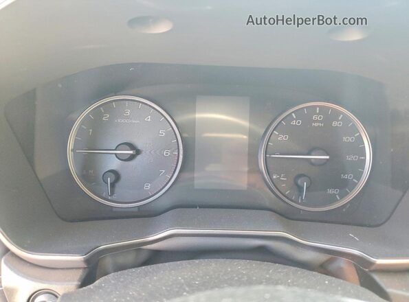 4S4BTALC6L3114675 2020 SUBARU OUTBACK Black Instrument cluster view