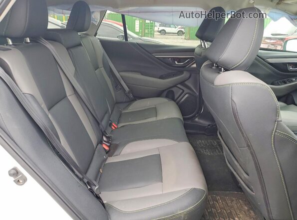 4S4BTALC8P3119544 2023 SUBARU OUTBACK White უკანა სალონის ხედი