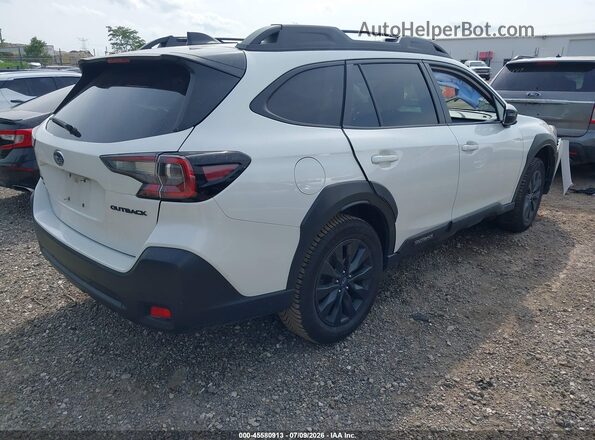 4S4BTALC8P3142404 2023 SUBARU OUTBACK White Задня права чверть