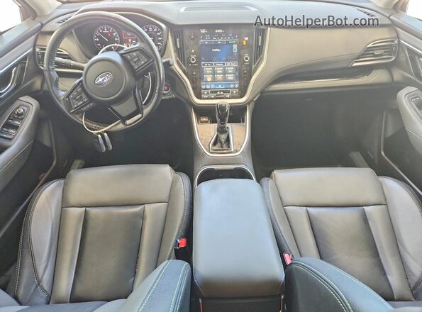 4S4BTALC8R3114265 2024 SUBARU OUTBACK Blue წინა პანელის ხედი