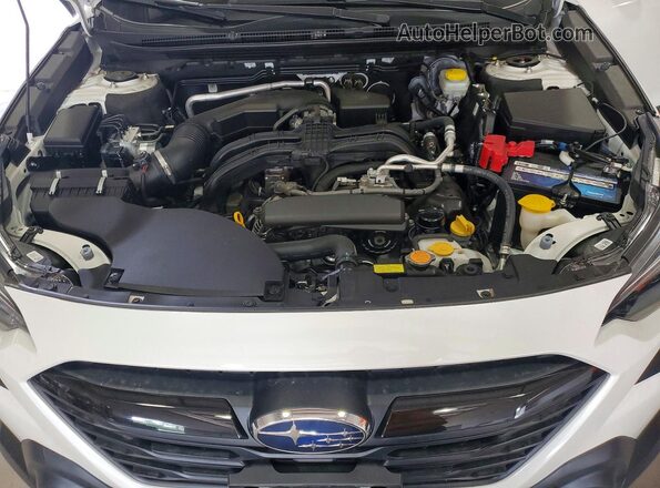 4S4BTALC8R3189869 2024 SUBARU OUTBACK White Engine compartment view