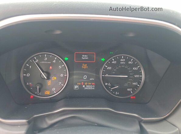 4S4BTALC8S3143383 2025 SUBARU OUTBACK Black Vista del cuadro de instrumentos