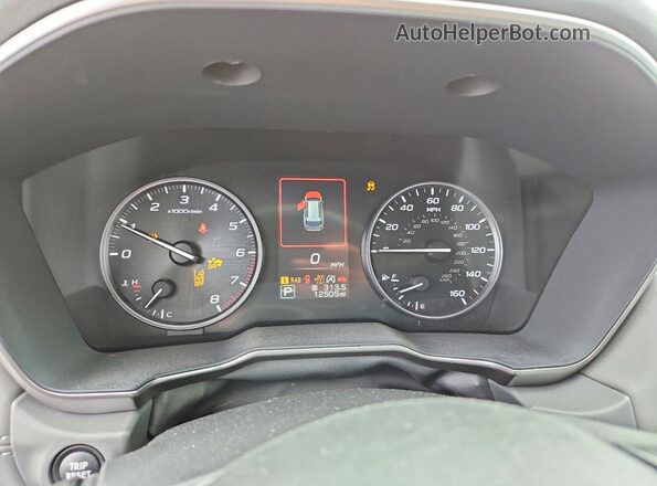 4S4BTALCXS3157804 2025 SUBARU OUTBACK Silver Вид щитка приладів