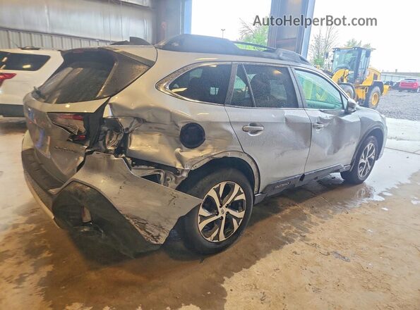 4S4BTAMC3M3195084 2021 SUBARU OUTBACK Silver Tył prawy