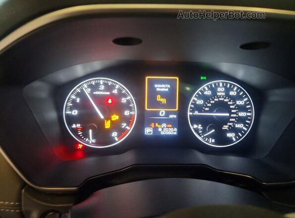 4S4BTAMC3M3195084 2021 SUBARU OUTBACK Silver Widok zestawu wskaźników