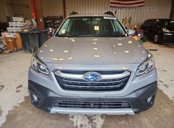 4S4BTAMC3M3195084 2021 SUBARU OUTBACK Silver Widok z przodu