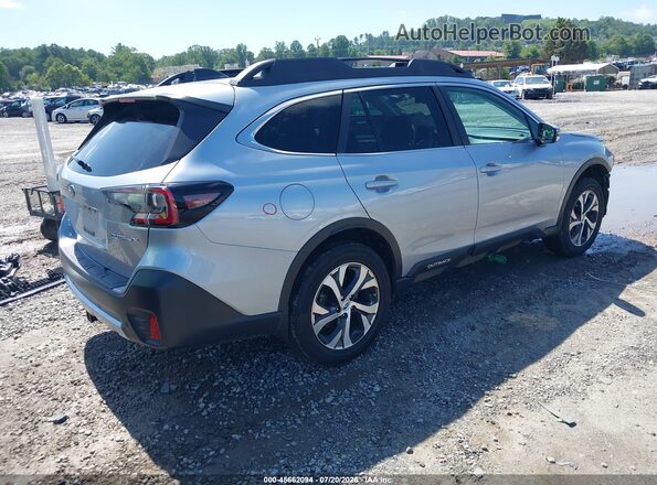 4S4BTAMC4M3138151 2021 SUBARU OUTBACK Синий Задняя правая четверть