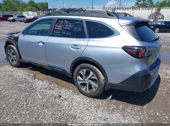4S4BTAMC4M3138151 2021 SUBARU OUTBACK Синий Задняя левая четверть