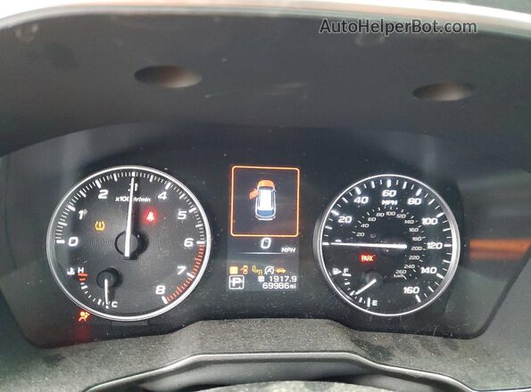 4S4BTAMC4N3250417 2022 SUBARU OUTBACK Charcoal Instrument cluster view