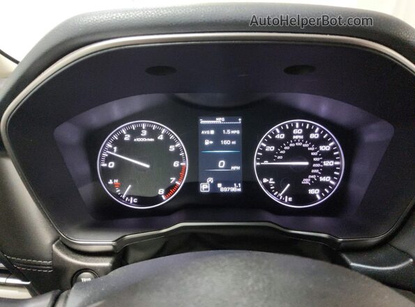 4S4BTAMC8N3206064 2022 SUBARU OUTBACK Green Instrument cluster view