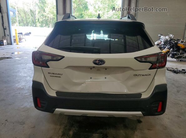 4S4BTAMCXM3119474 2021 SUBARU OUTBACK White Հետևի տեսք