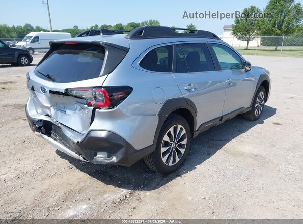 4S4BTAMCXR3142793 2024 SUBARU OUTBACK Серебряный Задняя правая четверть