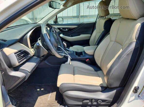 4S4BTANC0L3262740 2020 SUBARU OUTBACK White Вид салону спереду
