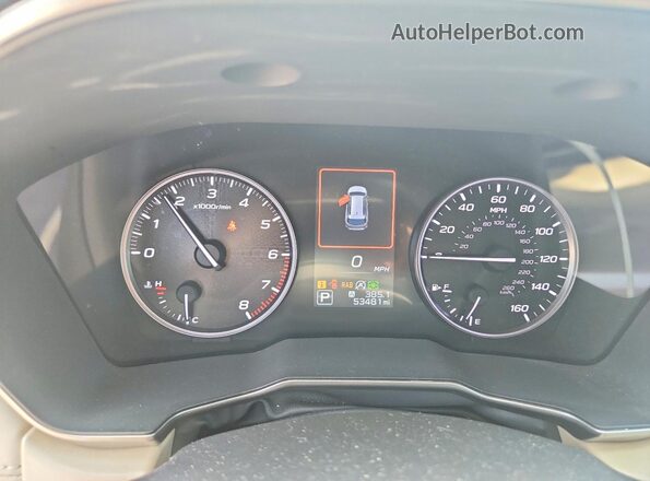 4S4BTANC0N3128264 2022 SUBARU OUTBACK Green Instrument cluster view
