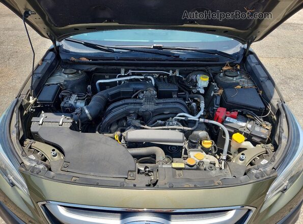 4S4BTANC0N3128264 2022 SUBARU OUTBACK Green Engine compartment view