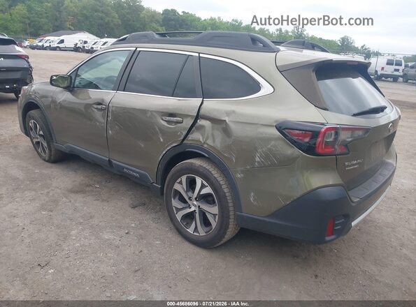 4S4BTANC0N3266516 2022 SUBARU OUTBACK Green Rear left