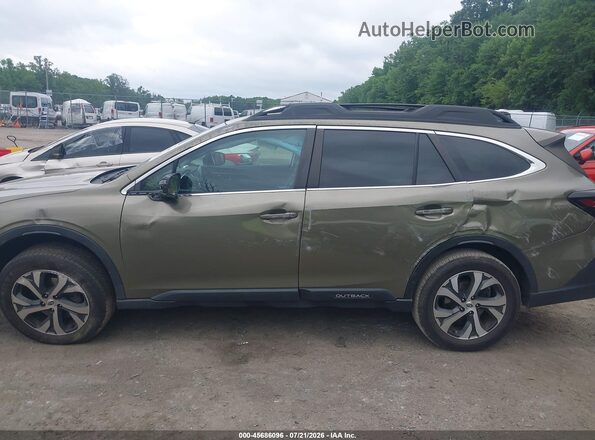 4S4BTANC0N3266516 2022 SUBARU OUTBACK Green Front view