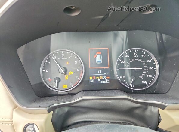 4S4BTANC0R3203552 2024 SUBARU OUTBACK White Widok zestawu wskaźników