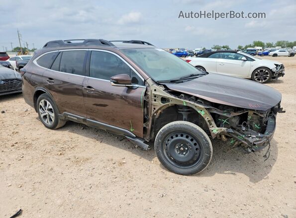 4S4BTANC1L3238186 2020 SUBARU OUTBACK Коричневый Передняя правая четверть