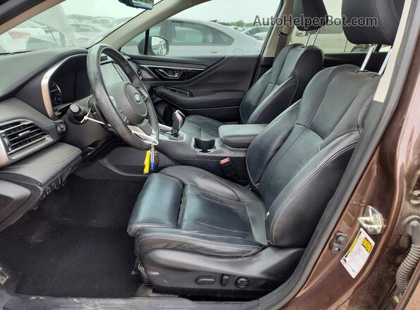 4S4BTANC1L3238186 2020 SUBARU OUTBACK Коричневый Вид салона спереди