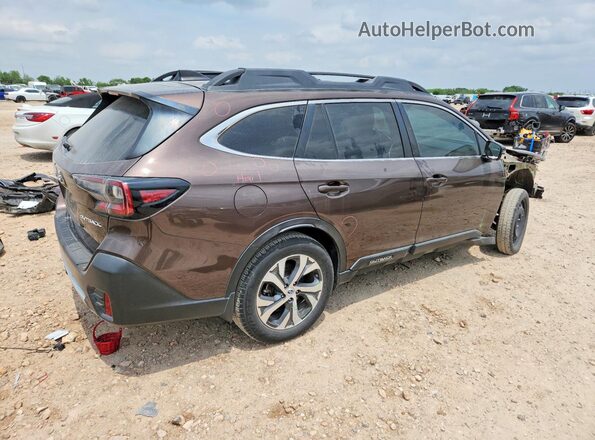 4S4BTANC1L3238186 2020 SUBARU OUTBACK Коричневый Задняя правая четверть