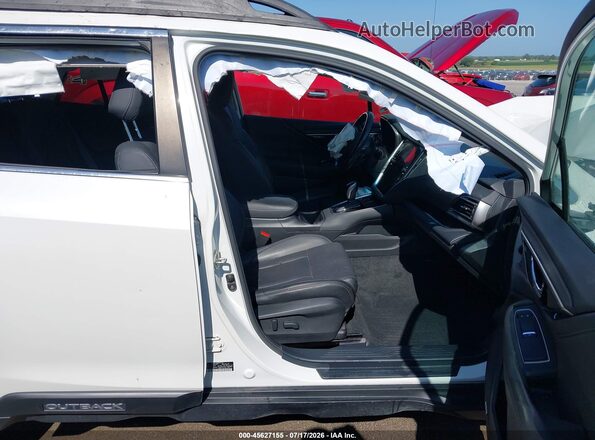 4S4BTANC1N3138608 2022 SUBARU OUTBACK White Widok wnętrza z przodu