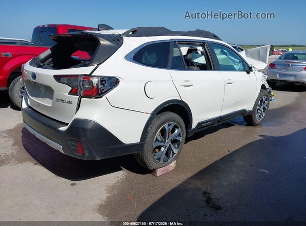 4S4BTANC1N3138608 2022 SUBARU OUTBACK White Tył prawy