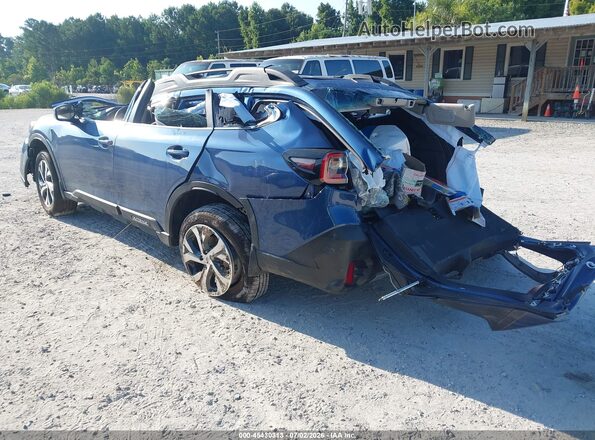 4S4BTANC1N3234593 2022 SUBARU OUTBACK Blue Rear left