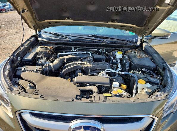 4S4BTANC1N3239440 2022 SUBARU OUTBACK Green Engine compartment view
