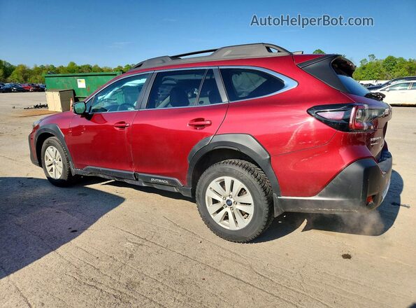 4S4BTANC1R3206573 2024 SUBARU OUTBACK Красный Задняя левая четверть