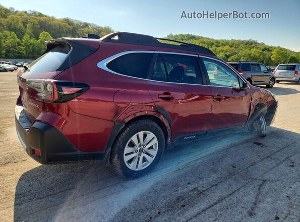 4S4BTANC1R3206573 2024 SUBARU OUTBACK Красный Задняя правая четверть