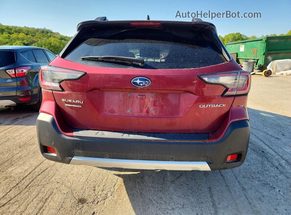 4S4BTANC1R3206573 2024 SUBARU OUTBACK Красный Вид сзади
