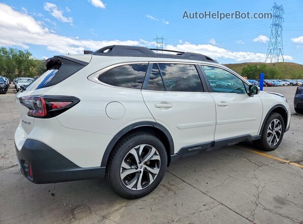 4S4BTANC2M3216831 2021 SUBARU OUTBACK White Tył prawy