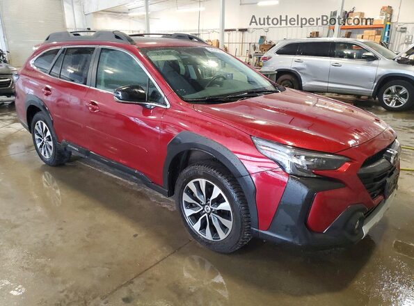 4S4BTANC2R3159439 2024 SUBARU OUTBACK Красный Передняя правая четверть