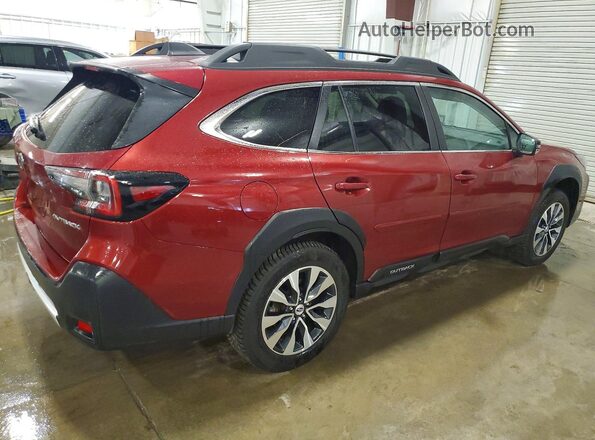 4S4BTANC2R3159439 2024 SUBARU OUTBACK Красный Задняя правая четверть