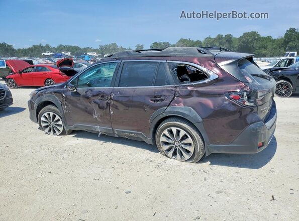 4S4BTANC2R3270590 2024 SUBARU OUTBACK Purple Rear left