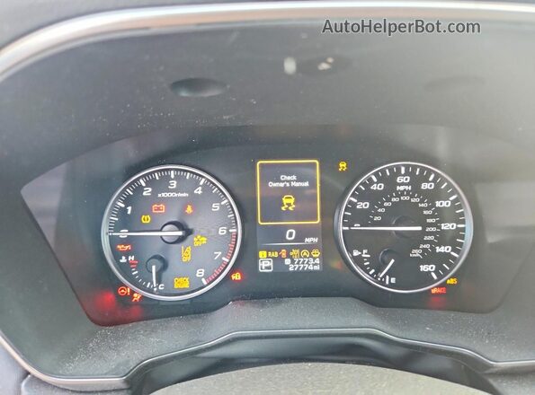 4S4BTANC2R3270590 2024 SUBARU OUTBACK Purple Instrument cluster view