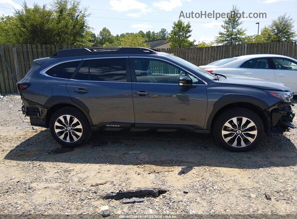 4S4BTANC2R3301160 2024 SUBARU OUTBACK Gray Вид задньої частини салону