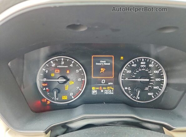 4S4BTANC2S3260468 2025 SUBARU OUTBACK White Instrument cluster view