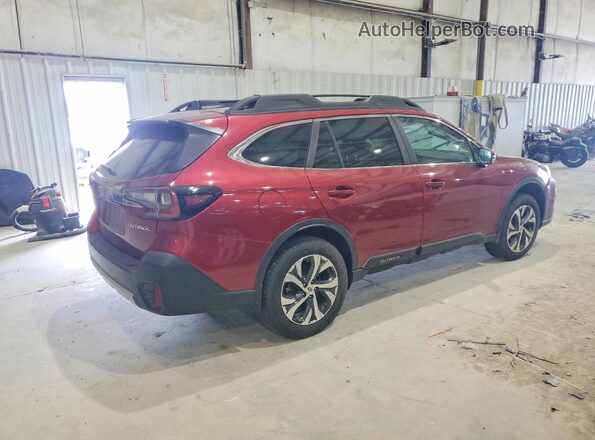 4S4BTANC3L3171431 2020 SUBARU OUTBACK Red Հետևի ձախ