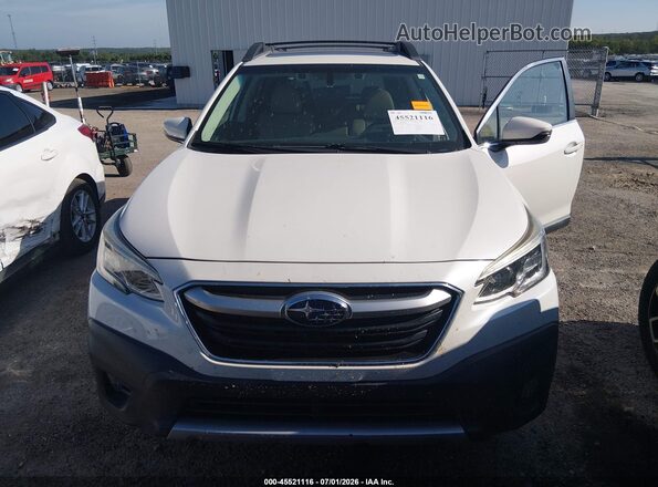 4S4BTANC3L3192957 2020 SUBARU OUTBACK White Vista frontal