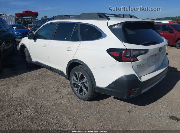 4S4BTANC3L3192957 2020 SUBARU OUTBACK White Trasero izquierdo