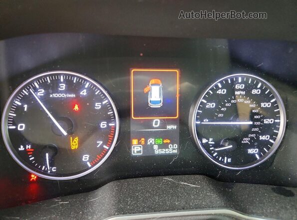 4S4BTANC4L3101257 2020 SUBARU OUTBACK Tan Widok zestawu wskaźników