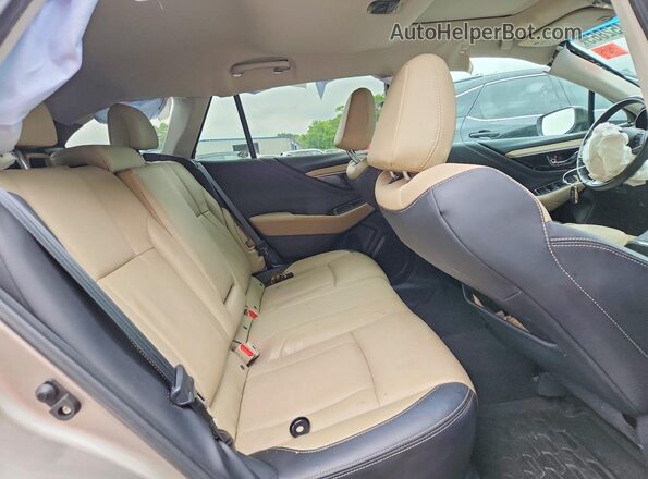 4S4BTANC4L3101257 2020 SUBARU OUTBACK Tan Widok wnętrza z tyłu